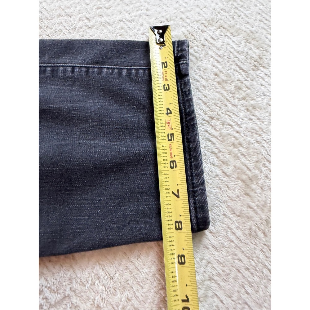 Athleta Sculptek Straight Leg Jeans Washed Black Denim Size 10 RN 54023 - Picture 8 of 16